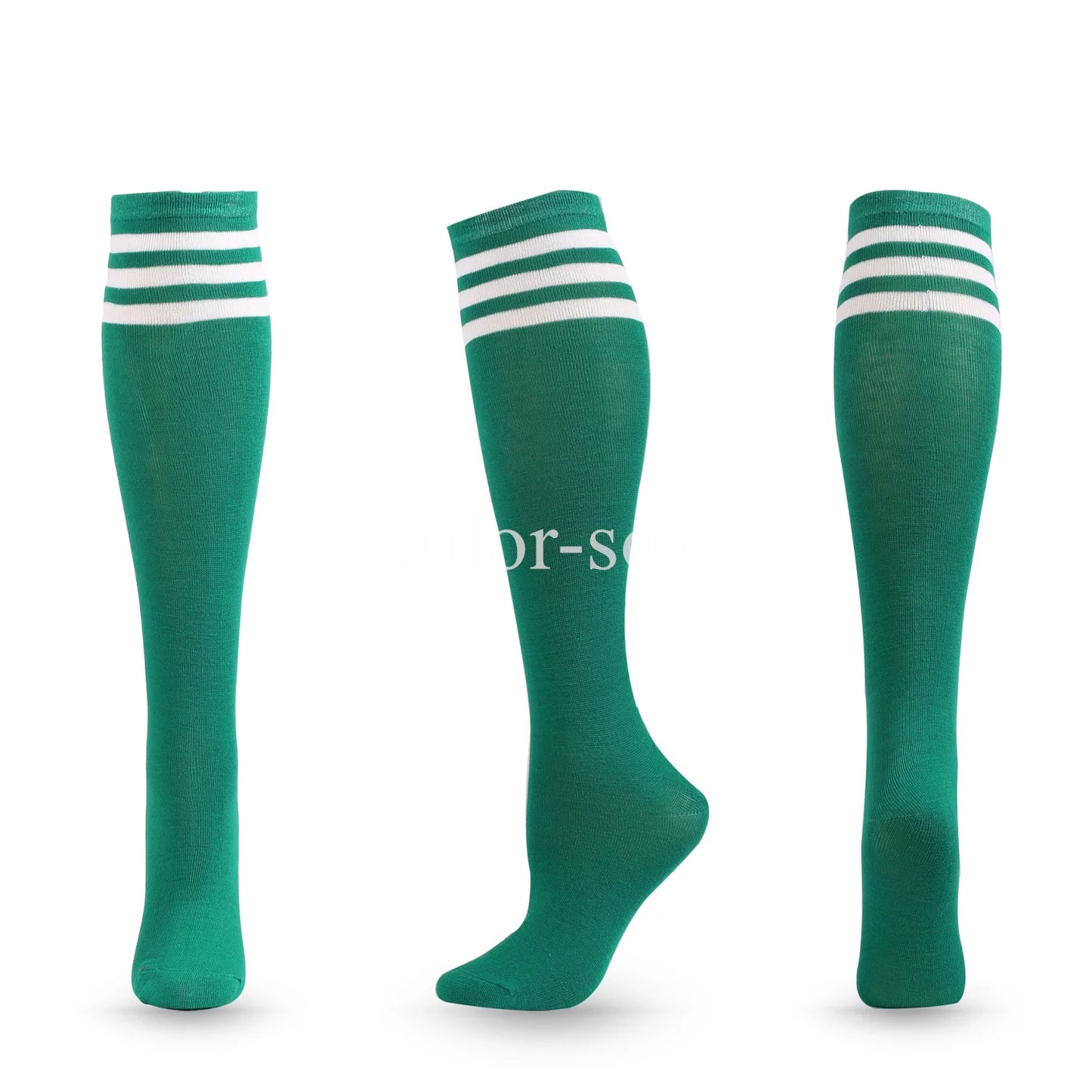 Compression Socks Unisex Football Socks Non-slip Long Tube Knee High Stockings Socks Striped Soccer Socks Running Sports Socks