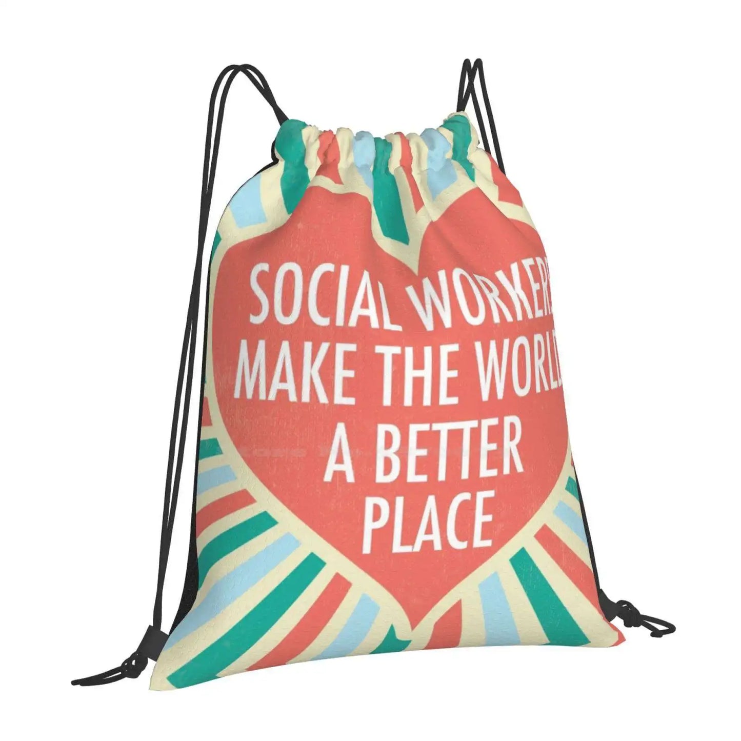 Inspirational Social Worker Quote Gift Hot Sale Schoolbag Backpack Fashion Bags Social Workers Social Work Quote Inspirational