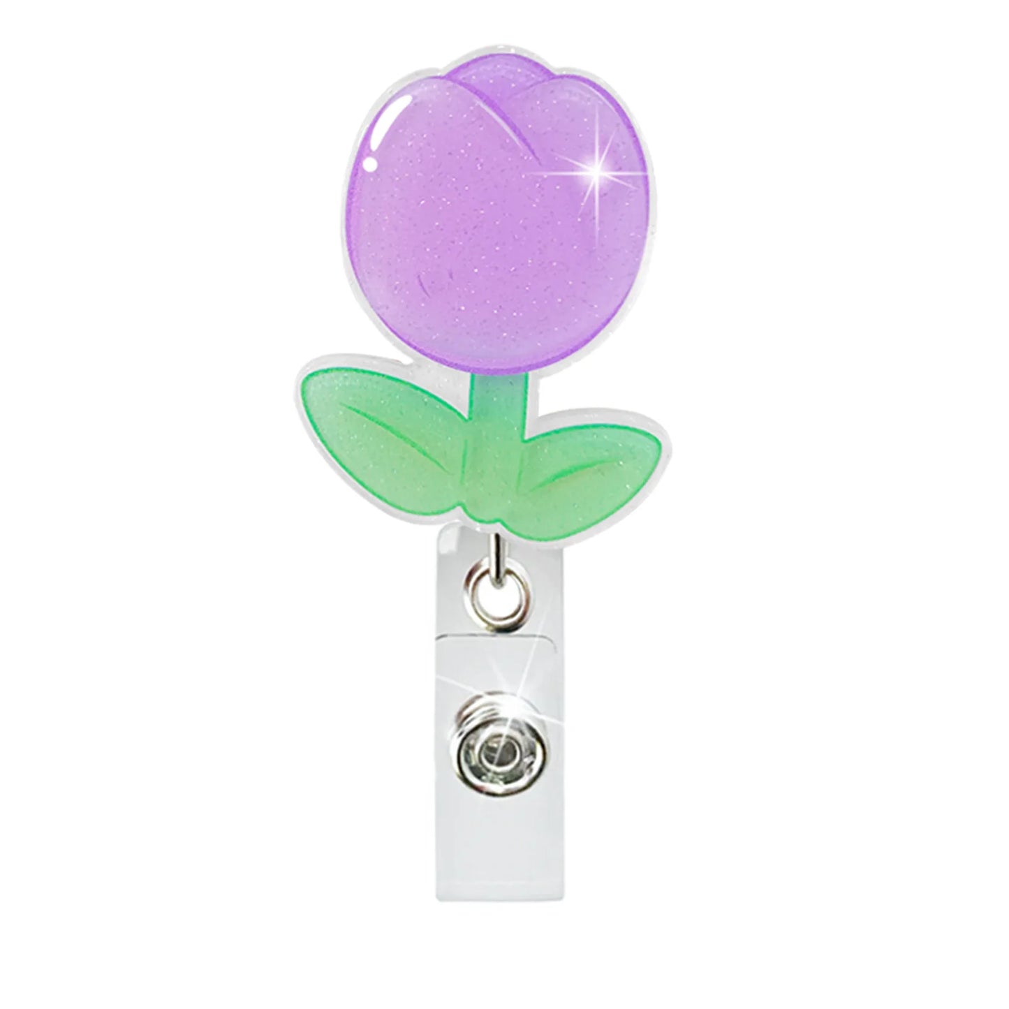 Work Card Clips Butterfly Crystal Chest Card Retractable Badge Reel Nurse Badge Clip Hospital Badge Holder ID Card Clips